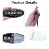 Self-Adhesive No Soliciting Sign for House, Front Door 2.8 *
