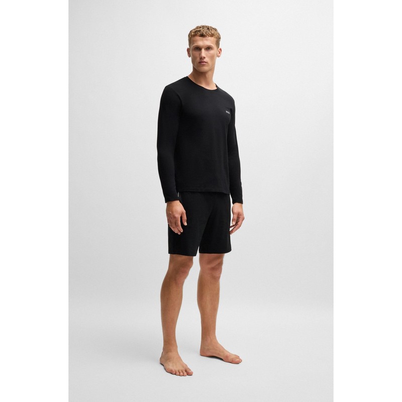 BOSS Men's Mix & Match LS R T-Shirt, Black 1