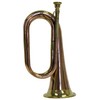 Handmade Full Size Pure Brass Bugle To Play Brown