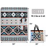 RLXROM Outdoor Packable Picnic Blanket with Zipper Folds into Tote