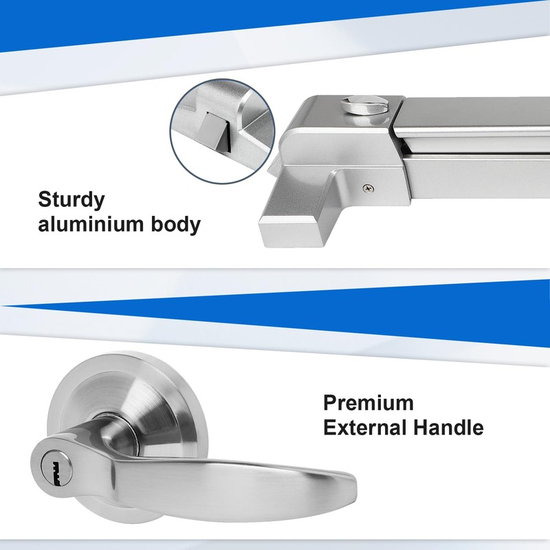 FAHKNS Panic Bars for Exit Doors Hardware Push Bar Door