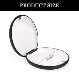 1 Pcs Magnetic Tooth Holder Box, Slim Retainer Case, Slim Dental Aligner and Retainer Case with Magnetic Closure, Magnetic Closure Orthodontic Retainer Box Denture Case Slim Braces Guard Case
