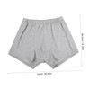 FRCOLOR Men's Comfortable Cotton Briefs for Elderly Bed Rest Washable
