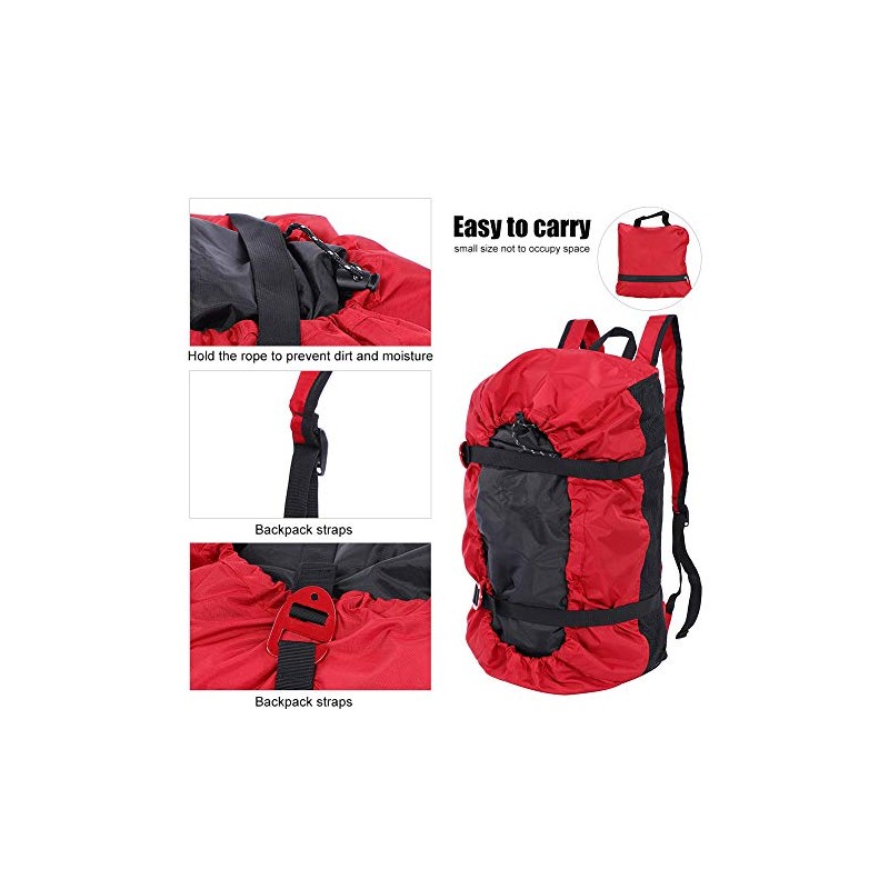 Alomejor Climbing Bag Foldable Waterproof Climbing Bag Mountaineering Shoulder Backpack