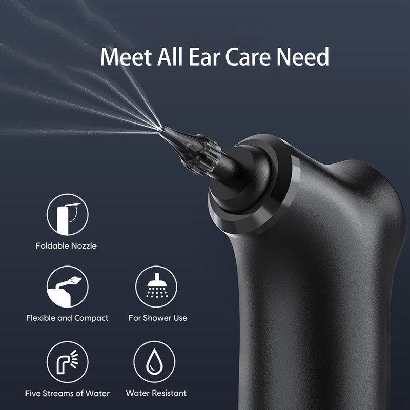 Electric Ear Wax Removal Kit Water Powered Automatic 4 Pressure