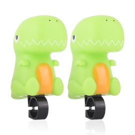 EPCDBBRT 2 Pieces Cartoon Dinosaur Bike Bells, Cute Handlebar Bells, Kids Bike Bells, Mini Bike Horns, Dinosaur Bike Bells For Boys And Girls