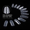 MODELONES Poly Extension Gel Dual Nail Form 120pcs Coffin Nails