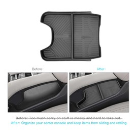 CDEFG 2023 2024 2025 2026 2027 HR-V Center Console Organizer Tray for 2023-2026 2027 Honda HRV HR-V Lower Console Tray Storage Box Floor Tray HR V Interior Accessories (Lower Console)