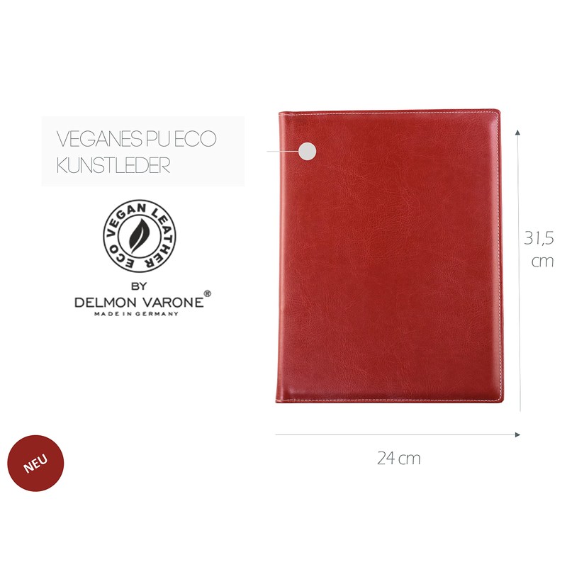 DELMON VARONE - Clipboard Folder DIN A4 Made of Vegan