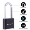 DELSWIN Combination Lock Outdoor Padlock - Weatherproof Extended 2-1/2 in.