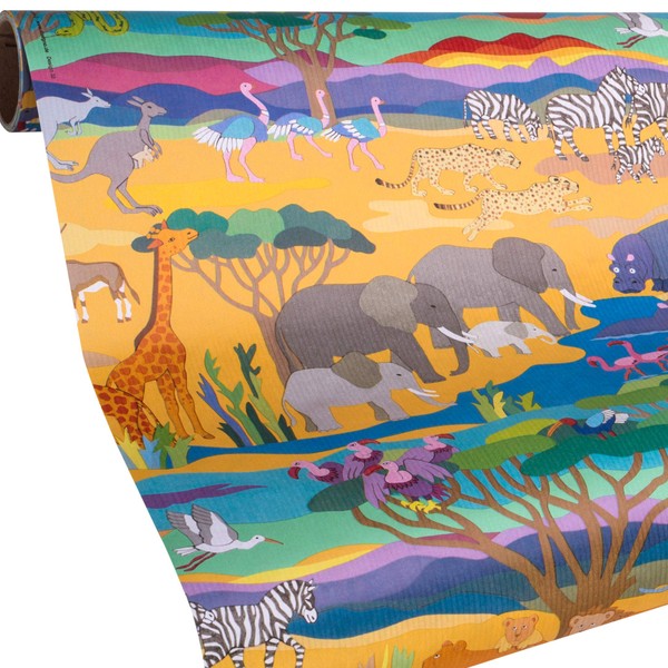 Zoo Children's Gift Wrapping Paper - Safari Wrapping Paper -