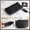 VOLAN Coin Purse, Coin Case, Men's, Wallet with Key Ring,