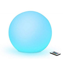 LED Ball Light, 4.7-Inch Rechargeable Mood Lights Multicolor Changing IP65 Waterproof Indoor/Outdoor Light for Home/Party/Pool/Wedding/Lawn Decoration