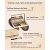 Eyebrow Powder Kit,2 Colors Dark Brown/Dark Coffee Eye Brow Powder