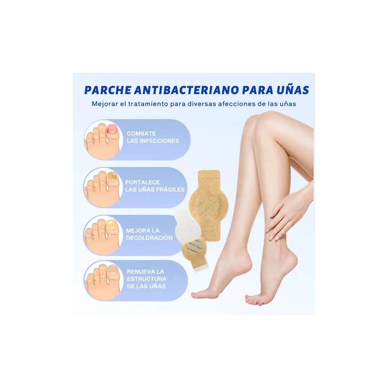 30pz Parches Antimicóticos For El Tratamiento De Uñas