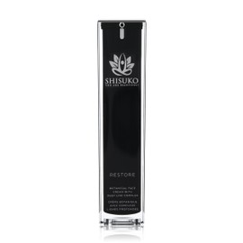 Shisuko- Restaura un emoliente lujoso para una hidratación completa. Borrador de líneas finas. Optimizado para pieles secas y normales.               