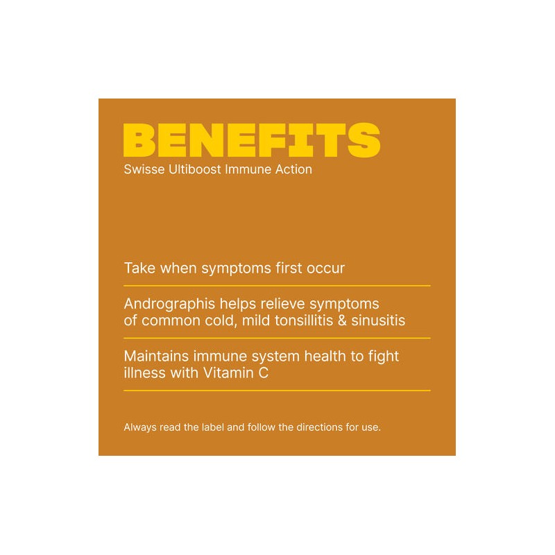 Swisse Ultiboost Immune Action 60 Tablets