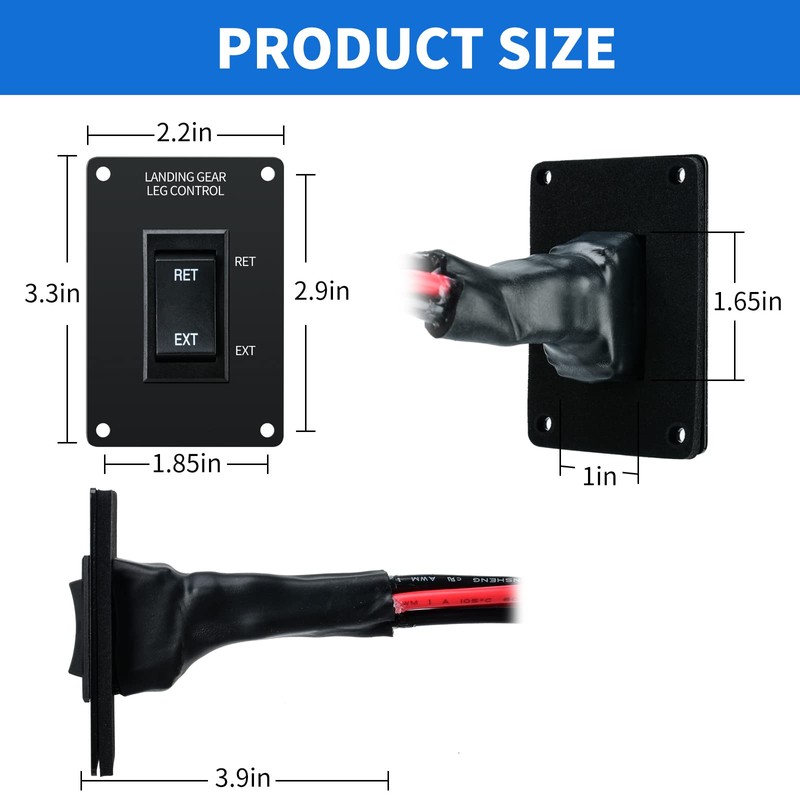 Briidea - Interruptor de repuesto para tren de aterrizaje, interruptor