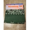 Unbranded 2 - Scotch Green Paisley Cotton Bandanas Scarf Handkerchief