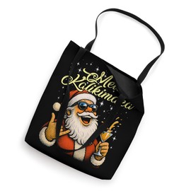 Retro Mele Kalikimaka Hawaiian Christmas Cocktail, Party Tote Bag