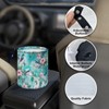 Panskyllis Green Hummingbird Car Trash Bin Garbage Can Leak Proof