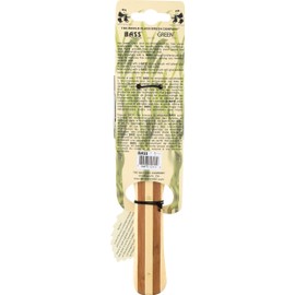 Bass Brushes | The Green Brush | Bamboo Pin + Bamboo Handle Hair Brush | Small Paddle