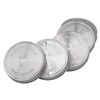 Mason Jar Lifestyle 5 Pack Stainless Steel Storage Lids with