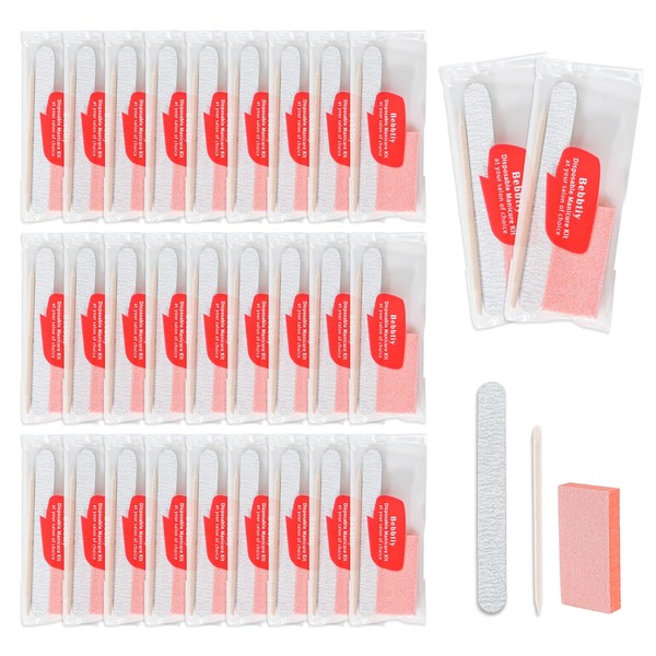 Disposable Manicure Kit Sets, 3 in 1 Nail Salon Manicure