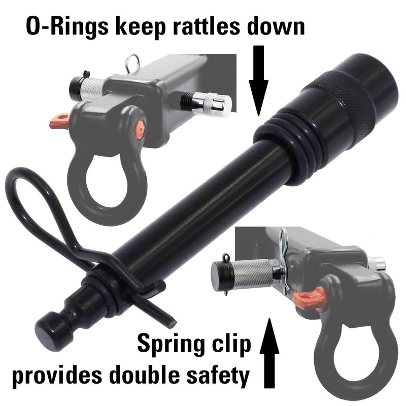 TowWorks 79632 Keyed Alike 5/8" Trailer Hitch Lock Set with