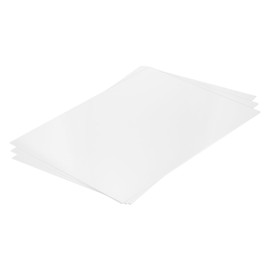 MECCANIXITY ABS Plastic Sheet 16 x 12 x 0.02 Inch ABS Styrene Sheets for Building Model DIY Crafts Panel White 3 Pcs
