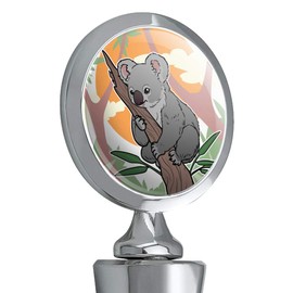 Koala Resting on Eucalyptus Tree Wine Bottle Stopper