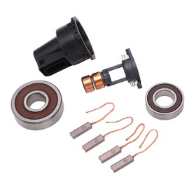 for Bosch Alternator Brushes Alternator Rebuild Kit Alternator Bearing Repair Kit Alternator Repair Kit Slip Ring Brushes Bearings Set 230090 Replacement for Bosch 0124515010