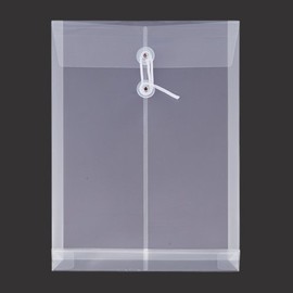 Yamaguchi Industrial Clear. Envelope A4 vertical with Gusset YF – 980 Clear – Bulk 00023011 [Set of 10]