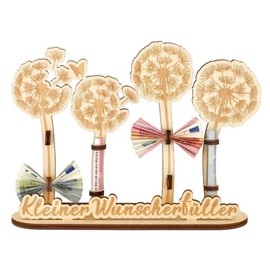 Geldgeschenke Verpackung,Wunscher füller,Geldgeschenke aus Holz,Löwenzahn Money Creative Wedding Gifts,Geldbaum Geldgeschenke Geburtstag für Männer Frauen