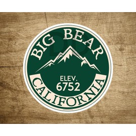 Big Bear California Lake Sticker Decal Stickers CA (3.5")