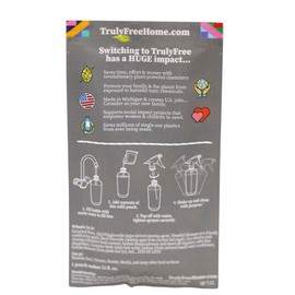 Truly Free Stone & Steel Cleansing Polish Starter Kit - Quartz, Marble, Granite, Stone Countertop, Oven, Stainless Steel Cleaner - 16oz Spray Bottle, 2 Refills (4oz) No Harmful Ingredients