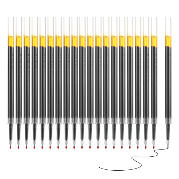 M&G Gel Pen Refills 0.5mm Needle Fine Point, 20 Pack