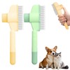 2 Items Fur Flash Brush, Self-Cleaning Pet Brush, Self-Cleaning Flea