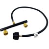 MENSI Dual Propane Refill Adapter Kit, 2 x 1lb Adapters