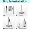 2 in 1 Stainless Steel Paper Towel Holder with Refillable