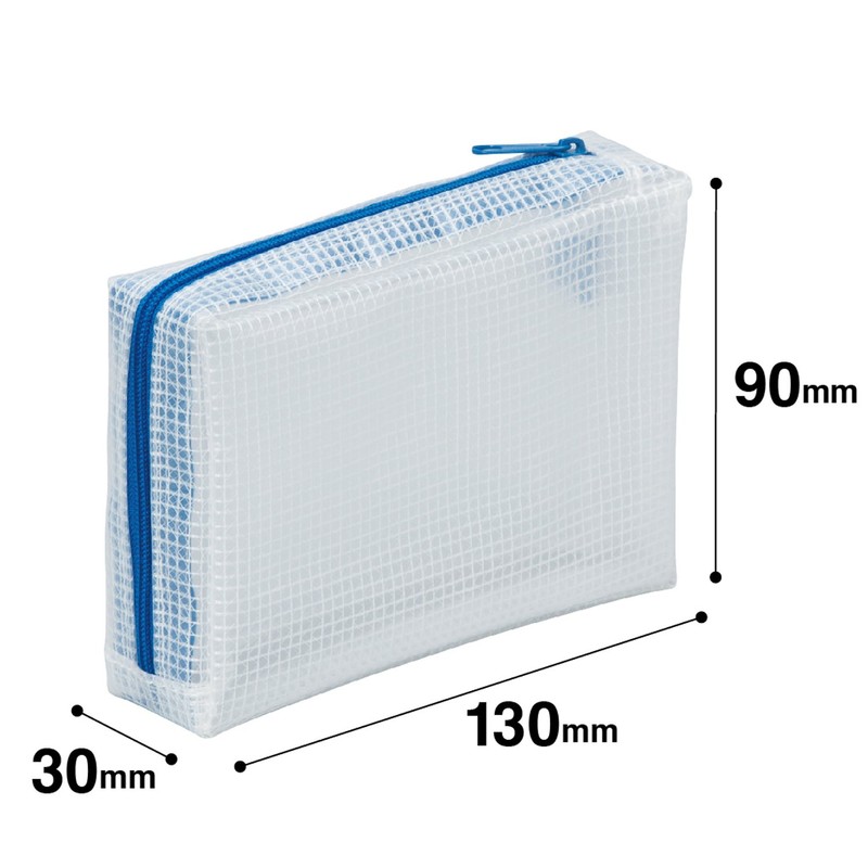 Mag(Magex) Storage Organizer Mesh Case with Gusset A7 Translucent MMCL-A7