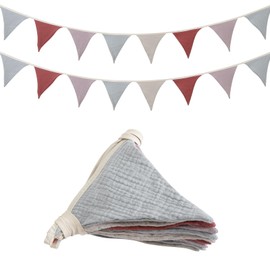 Bunting Children's Room, Bunting Fabric Cotton, Children's Room Baby Room House Bed Decoration, Children's Room Decoration Boy and Girl, Wall Decoration Gift