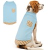 KYEESE Waffle Dog Shirts for Medium Dogs Soft Stretchy T-Shirts