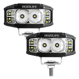 HOZILIFE 3 Inch LED Pods, 2PCS 40W 12V Flood Spot Ditch Lights Offroad Driving Fog LED Work Light for Truck ATV UTV Motorcycle (HZ1126)