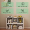 OSCHF 6-Cube Storage Shelf Bookcase - Wooden 3-Tier Floor Standing