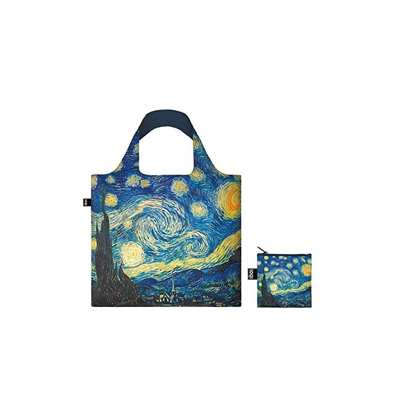 LOQI Museum Famous Artwork Reusable Bags, Set of 3, Van