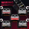 AHMURZOE 48 Inch Tailgate Light Bar Quad Row LED Tail