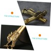 Kisangel Emergency Whistle Brass Keychain Hiking Whistle Metal Referee for