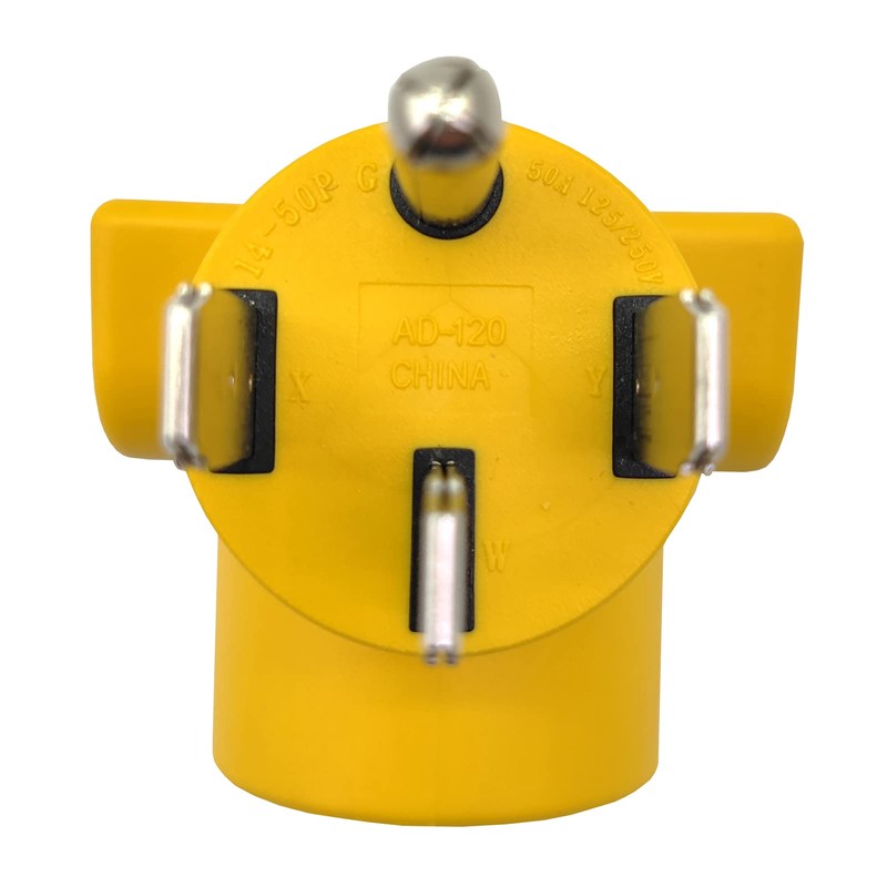 Parkworld 62855 NEMA 14-50P to 10-30R One Piece Compact Adapter