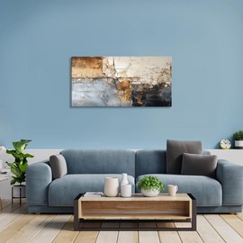 Abstract Wall Art Decor Hand Painted Oil Painting on Canvas Framed 20 inches x 40 inches Large Colorful Modern Artwork Wall Art for Living Room Bedroom Office Hotel and Dining Room